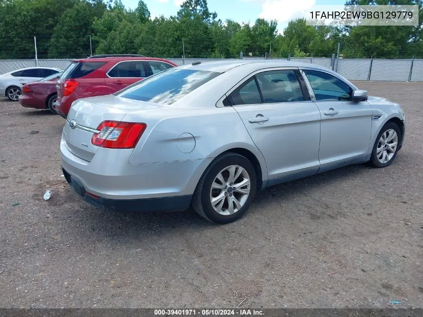 2011 Ford Taurus Sel VIN: 1FAHP2EW9BG129779 Lot: 39401971