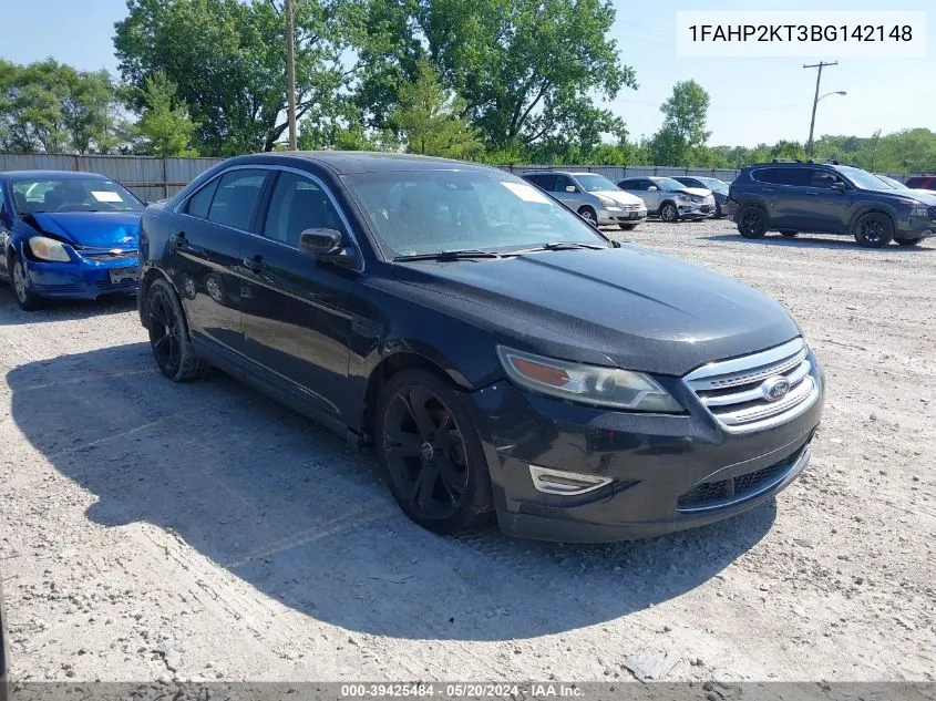 2011 Ford Taurus Sho VIN: 1FAHP2KT3BG142148 Lot: 39425484