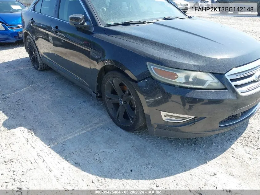 2011 Ford Taurus Sho VIN: 1FAHP2KT3BG142148 Lot: 39425484