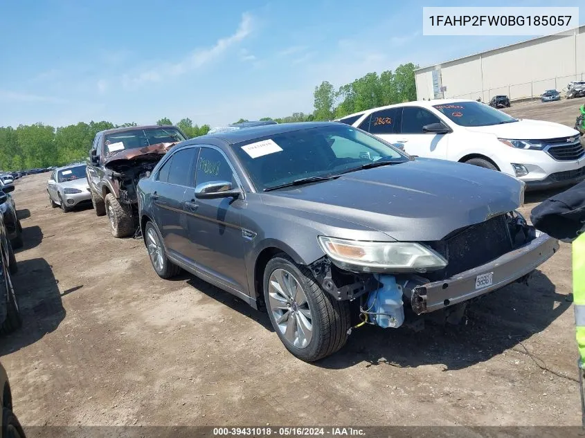 2011 Ford Taurus Limited VIN: 1FAHP2FW0BG185057 Lot: 39431018