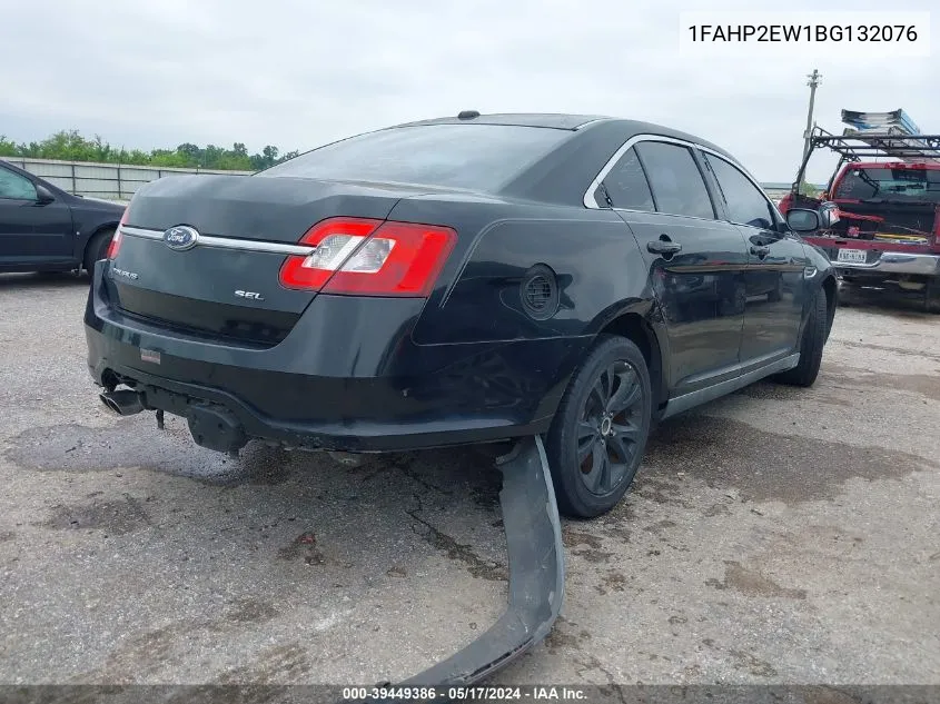 2011 Ford Taurus Sel VIN: 1FAHP2EW1BG132076 Lot: 39449386