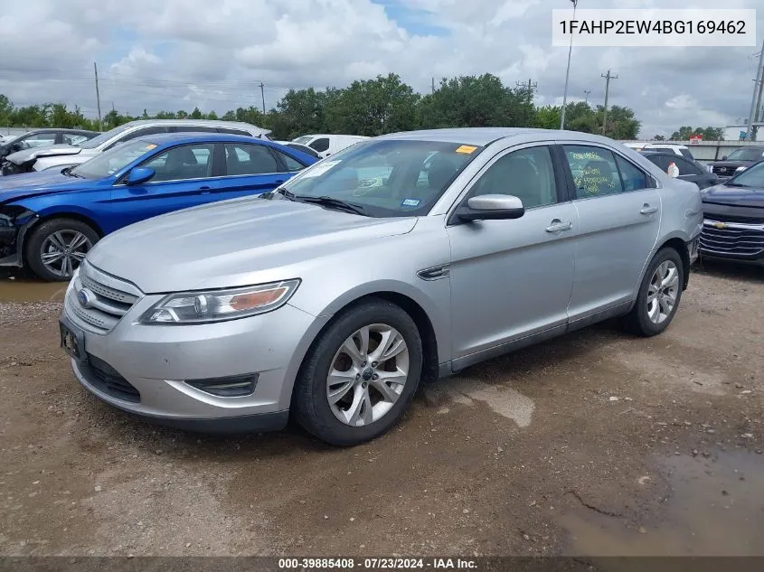 2011 Ford Taurus Sel VIN: 1FAHP2EW4BG169462 Lot: 39885408