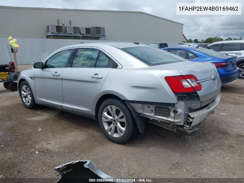 2011 Ford Taurus Sel VIN: 1FAHP2EW4BG169462 Lot: 39885408