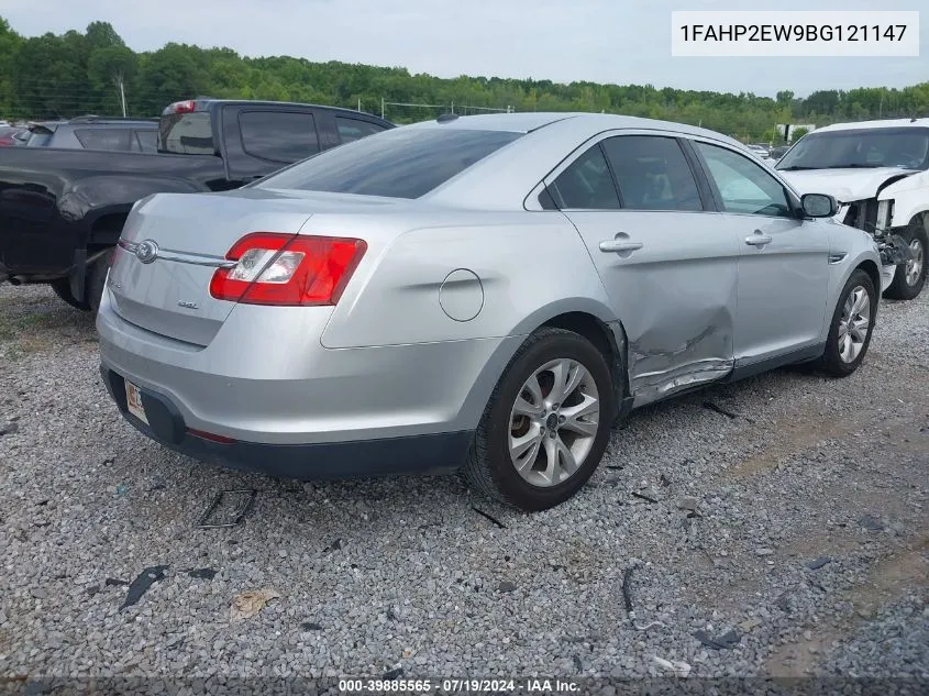 2011 Ford Taurus Sel VIN: 1FAHP2EW9BG121147 Lot: 39885565