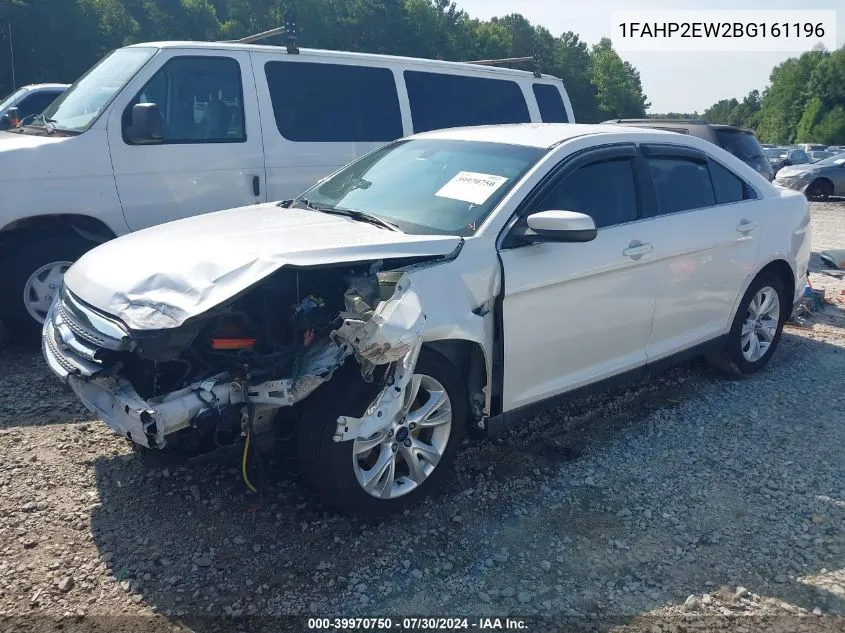 2011 Ford Taurus Sel VIN: 1FAHP2EW2BG161196 Lot: 39970750