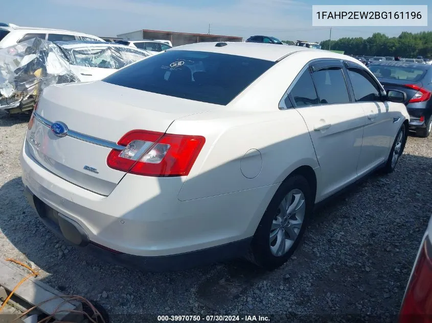 2011 Ford Taurus Sel VIN: 1FAHP2EW2BG161196 Lot: 39970750