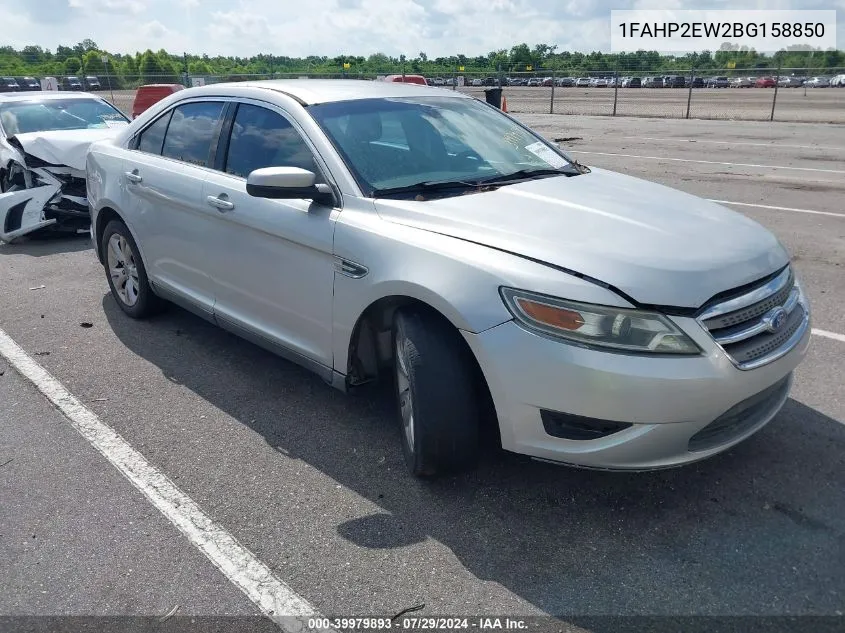 2011 Ford Taurus Sel VIN: 1FAHP2EW2BG158850 Lot: 39979893