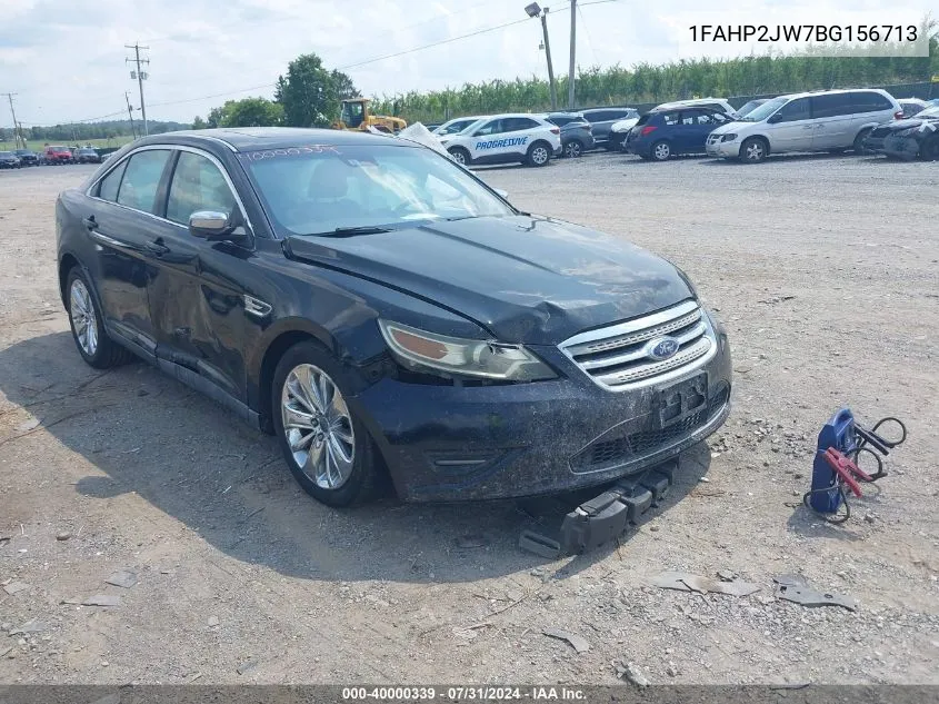 2011 Ford Taurus Limited VIN: 1FAHP2JW7BG156713 Lot: 40000339