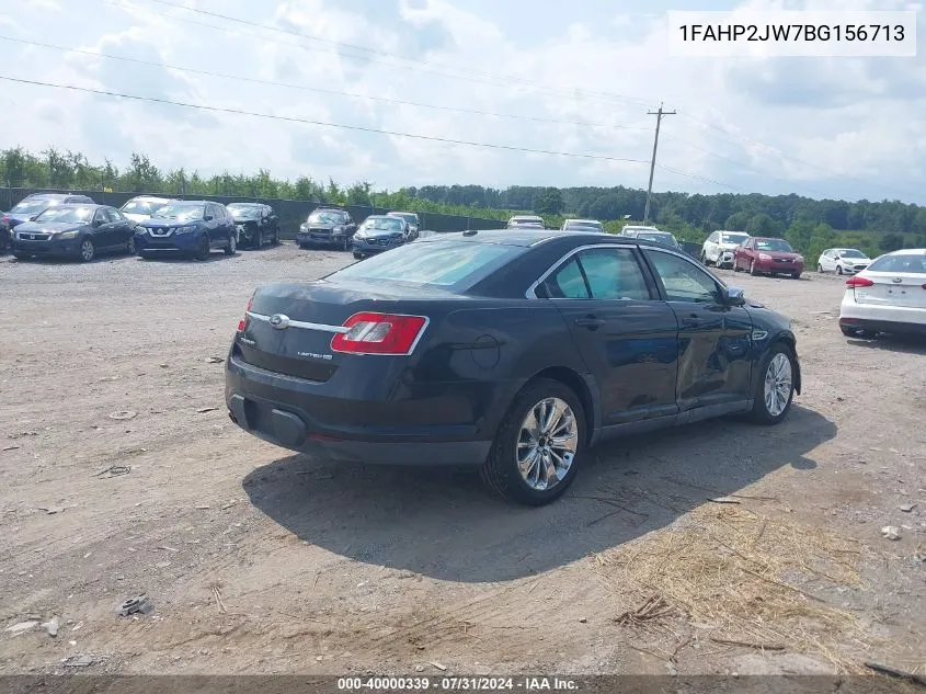 1FAHP2JW7BG156713 2011 Ford Taurus Limited