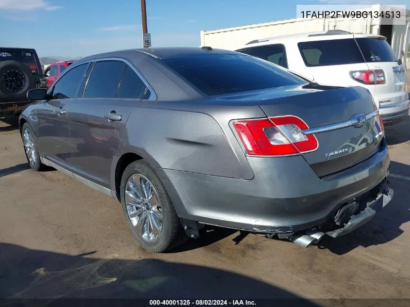 1FAHP2FW9BG134513 2011 Ford Taurus Limited