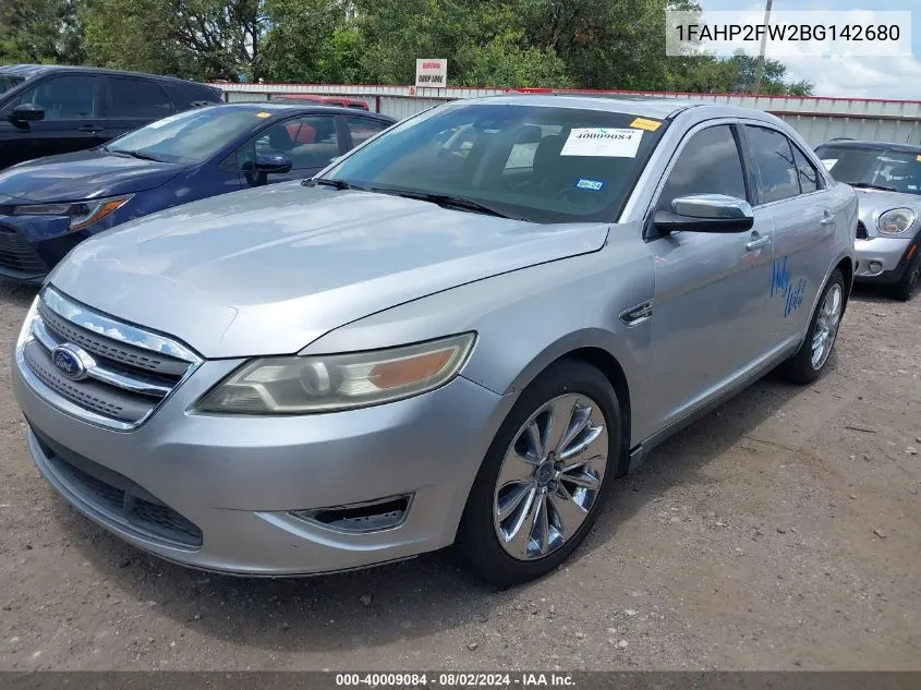 1FAHP2FW2BG142680 2011 Ford Taurus Limited