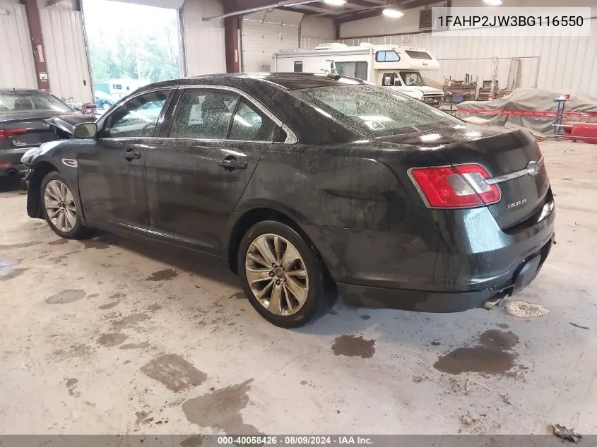 1FAHP2JW3BG116550 2011 Ford Taurus Limited