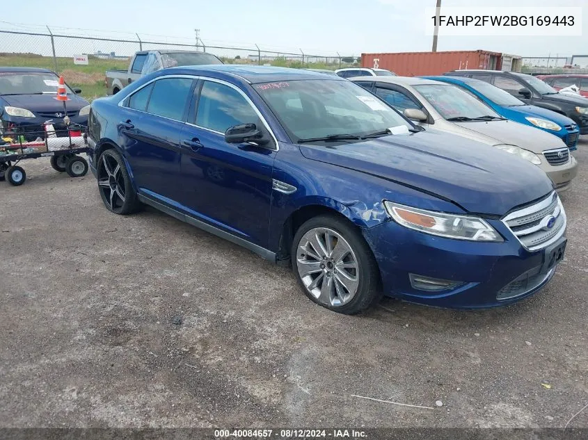 1FAHP2FW2BG169443 2011 Ford Taurus Limited