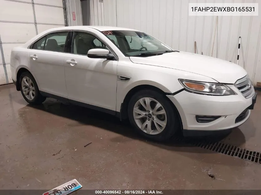 2011 Ford Taurus Sel VIN: 1FAHP2EWXBG165531 Lot: 40096542