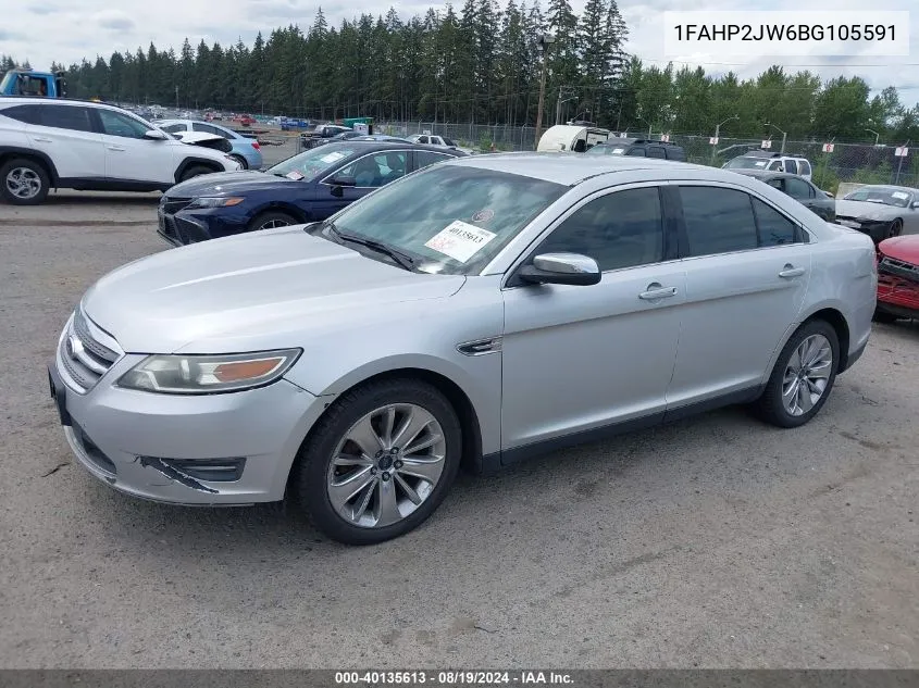 1FAHP2JW6BG105591 2011 Ford Taurus Limited