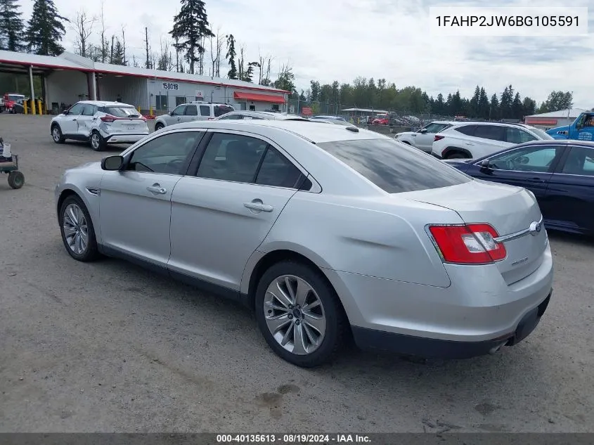 1FAHP2JW6BG105591 2011 Ford Taurus Limited