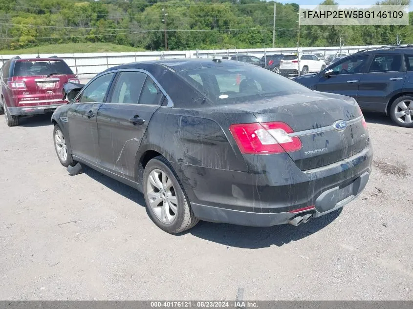 2011 Ford Taurus Sel VIN: 1FAHP2EW5BG146109 Lot: 40176121