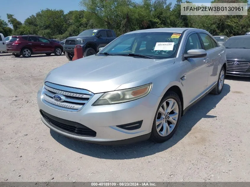 2011 Ford Taurus Sel VIN: 1FAHP2EW3BG130961 Lot: 40189109