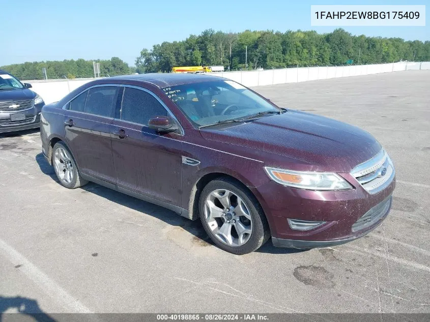 2011 Ford Taurus Sel VIN: 1FAHP2EW8BG175409 Lot: 40198865