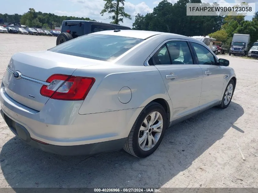 2011 Ford Taurus Sel VIN: 1FAHP2EW9BG123058 Lot: 40206966