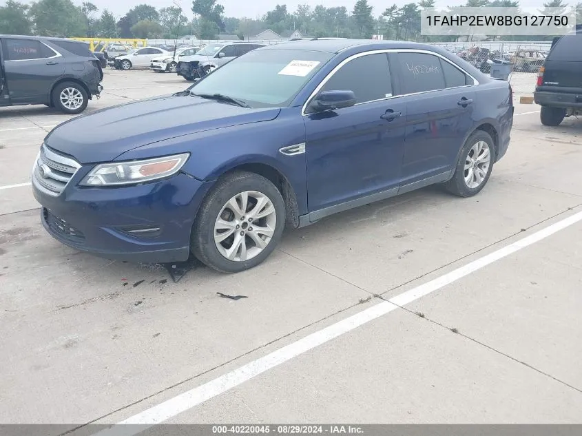 2011 Ford Taurus Sel VIN: 1FAHP2EW8BG127750 Lot: 40220045