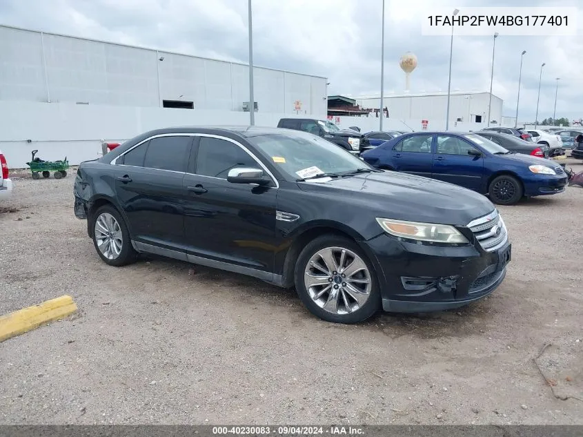 1FAHP2FW4BG177401 2011 Ford Taurus Limited