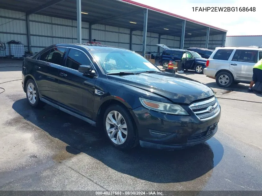 2011 Ford Taurus Sel VIN: 1FAHP2EW2BG168648 Lot: 40237503