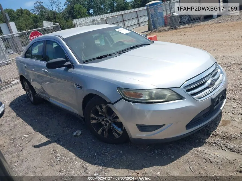 1FAHP2DWXBG171069 2011 Ford Taurus Se