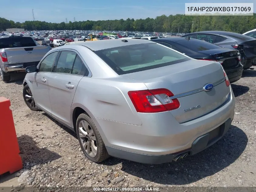 1FAHP2DWXBG171069 2011 Ford Taurus Se