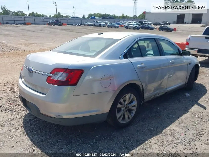 2011 Ford Taurus Se VIN: 1FAHP2DWXBG171069 Lot: 40254127