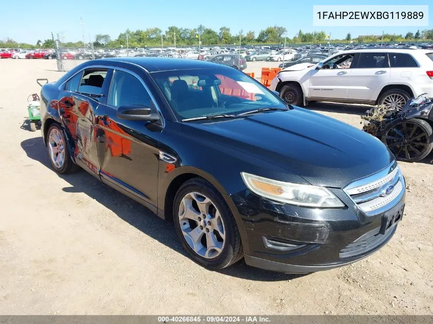 2011 Ford Taurus Sel VIN: 1FAHP2EWXBG119889 Lot: 40266845