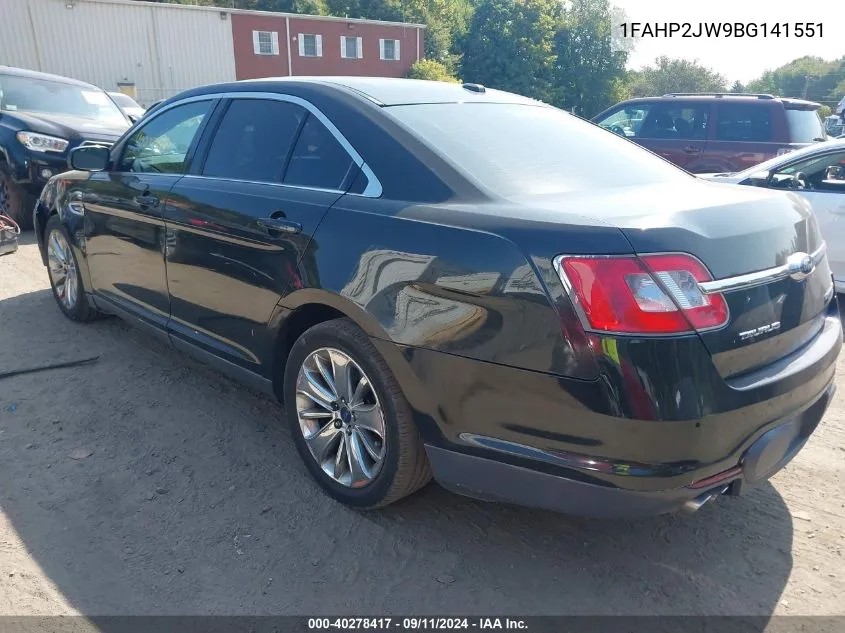 2011 Ford Taurus Limited VIN: 1FAHP2JW9BG141551 Lot: 40278417