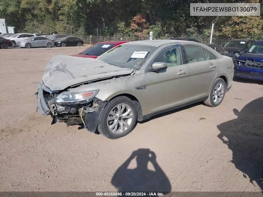 2011 Ford Taurus Sel VIN: 1FAHP2EW8BG130079 Lot: 40355896