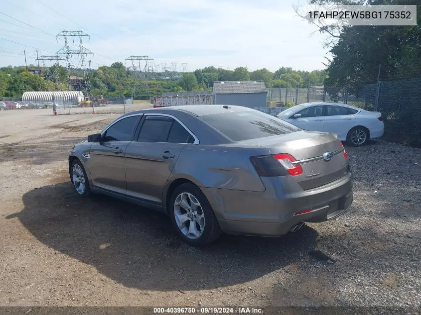 1FAHP2EW5BG175352 2011 Ford Taurus Sel