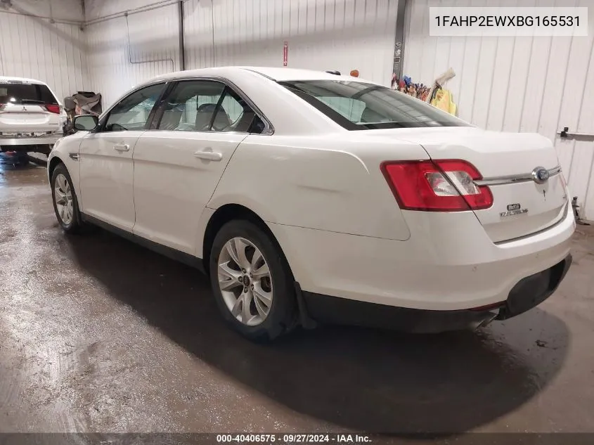 1FAHP2EWXBG165531 2011 Ford Taurus Sel