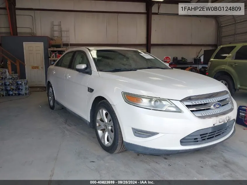 2011 Ford Taurus Sel VIN: 1FAHP2EW0BG124809 Lot: 40423619