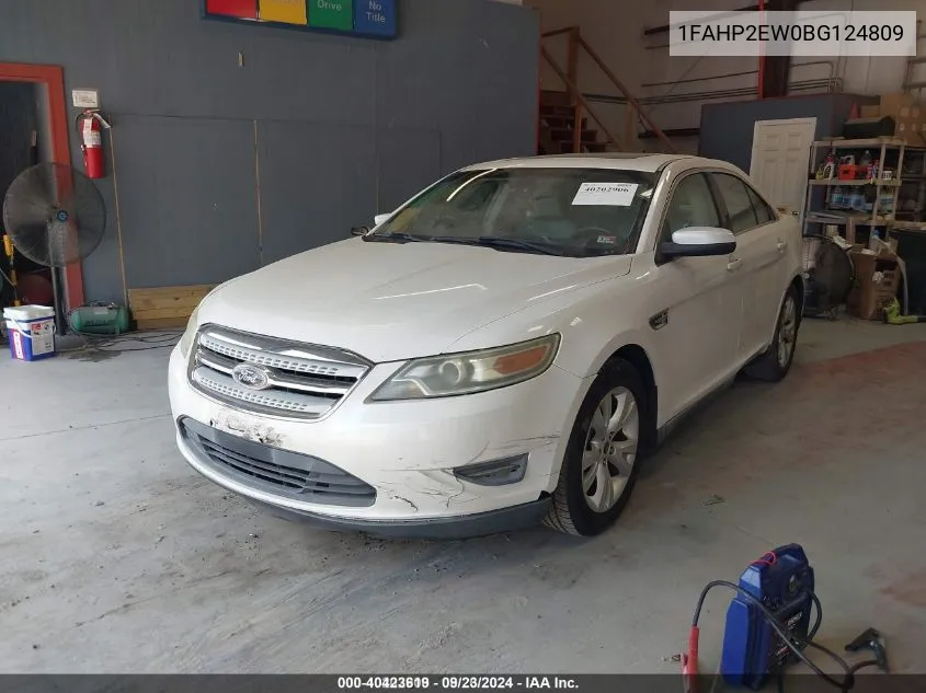 1FAHP2EW0BG124809 2011 Ford Taurus Sel