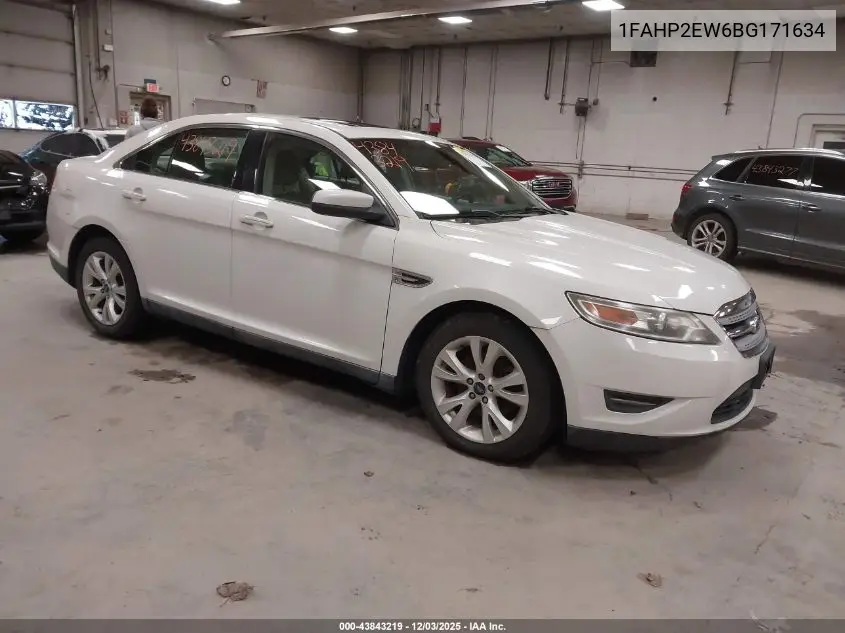1FAHP2EW6BG171634 2011 Ford Taurus Sel