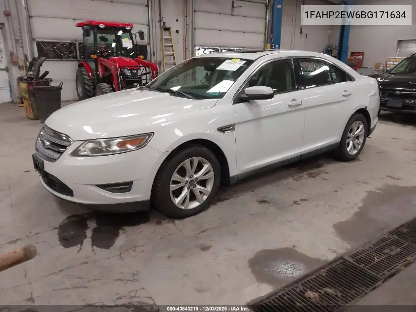 1FAHP2EW6BG171634 2011 Ford Taurus Sel