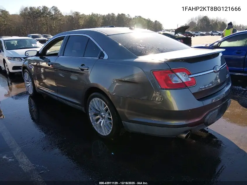 1FAHP2KT8BG121666 2011 Ford Taurus Sho