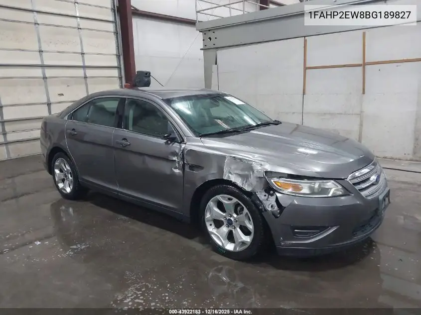 1FAHP2EW8BG189827 2011 Ford Taurus Sel