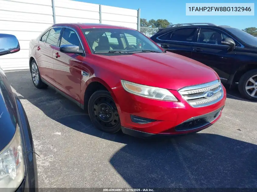 1FAHP2FW8BG132946 2011 Ford Taurus Limited