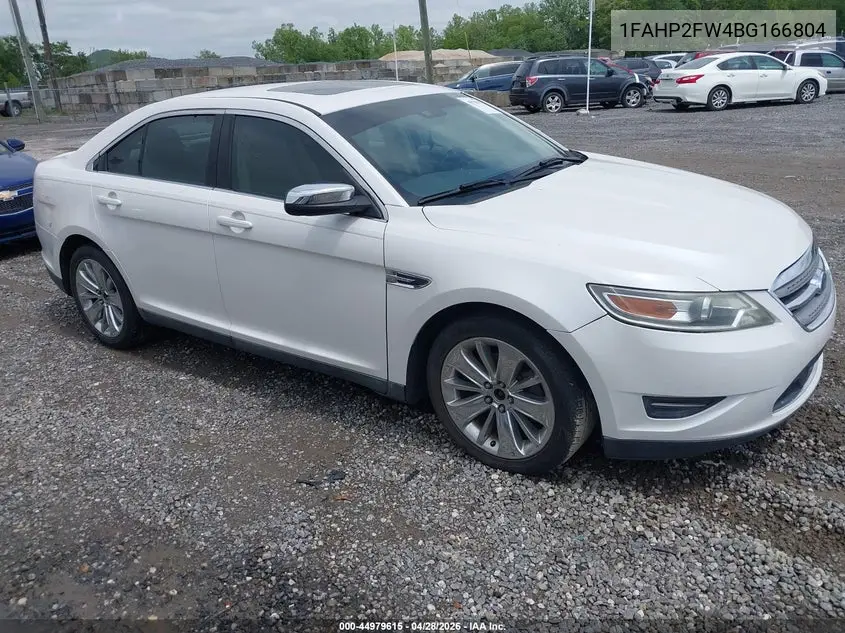 1FAHP2FW4BG166804 2011 Ford Taurus Limited