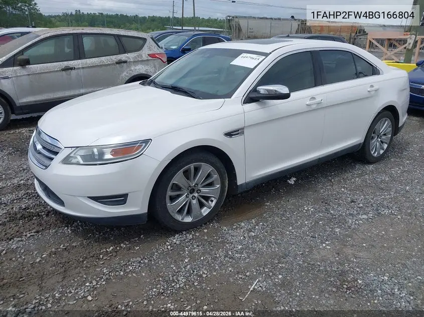 1FAHP2FW4BG166804 2011 Ford Taurus Limited