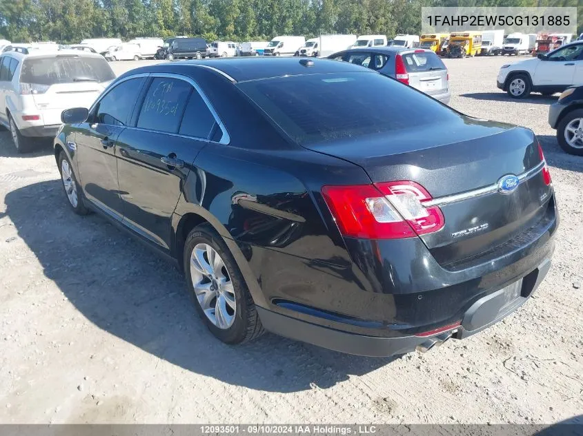 2012 Ford Taurus Sel VIN: 1FAHP2EW5CG131885 Lot: 12093501