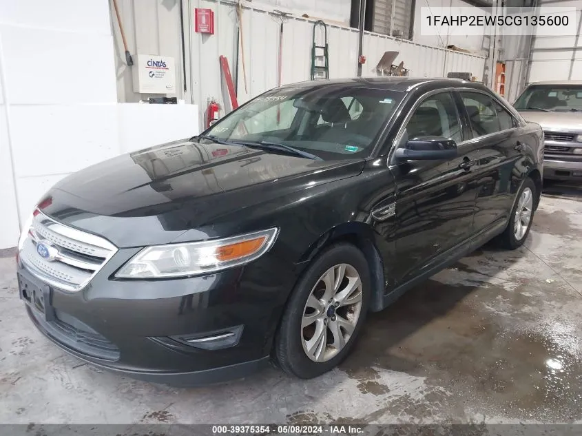 2012 Ford Taurus Sel VIN: 1FAHP2EW5CG135600 Lot: 39375354