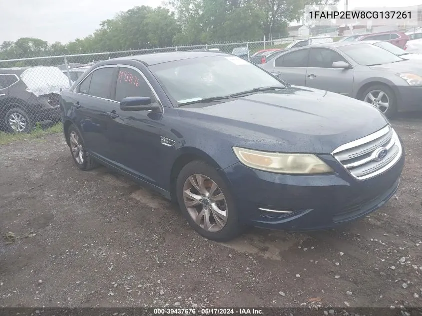 1FAHP2EW8CG137261 2012 Ford Taurus Sel