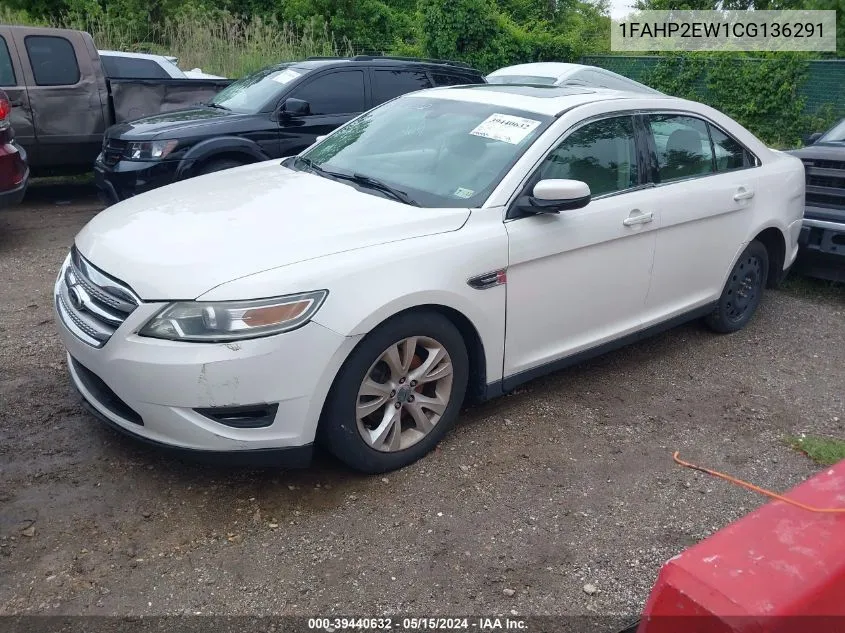 2012 Ford Taurus Sel VIN: 1FAHP2EW1CG136291 Lot: 39440632