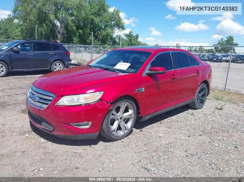 1FAHP2KT3CG143382 2012 Ford Taurus Sho