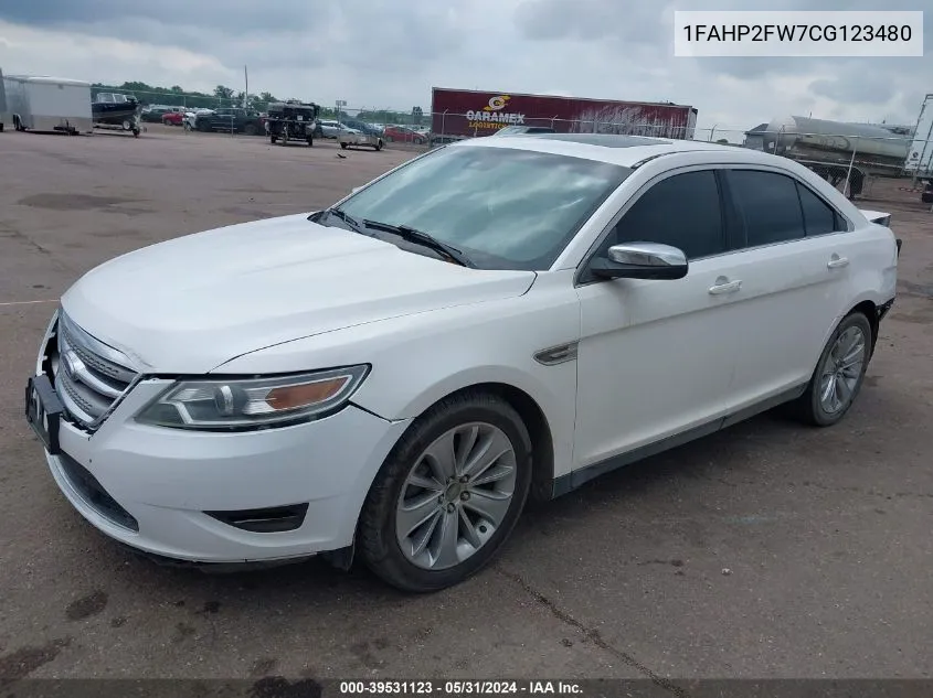 1FAHP2FW7CG123480 2012 Ford Taurus Limited